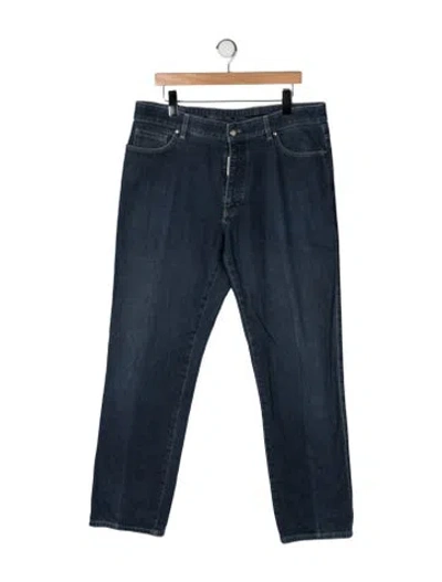 Pre-owned Ermenegildo Zegna Straight-leg Jeans In Blue