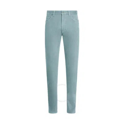 Ermenegildo Zegna Stretch Denim City Fit Jeans In Blue
