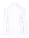 Ermenegildo Zegna Tailored Shirt In Stretch Cotton Shirts White In White