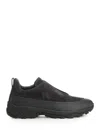Ermenegildo Zegna Triple Stitch Monte Low Top Sneaker Sneakers Black In Black