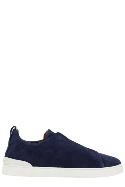 Ermenegildo Zegna Zegna Triple Stitch™ Trainers In Blue