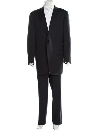 Pre-owned Ermenegildo Zegna Two Piece Suit In Blue