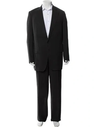 Pre-owned Ermenegildo Zegna Two-piece Suit In Black