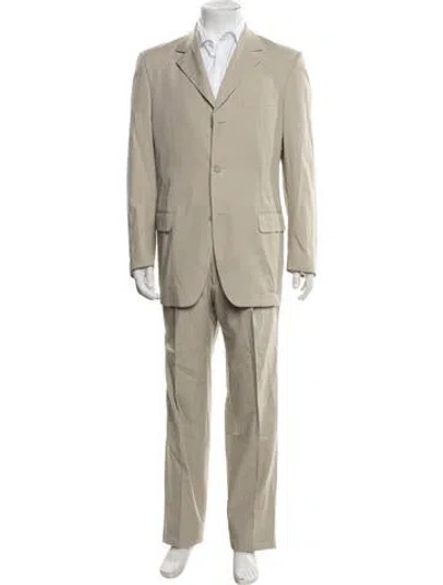 Pre-owned Ermenegildo Zegna Two-piece Suit In Neutrals