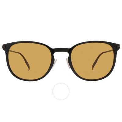 Ermenegildo Zegna Vicuna Tinted Square Men's Sunglasses Ez0136 01e 54 In Black / Brown