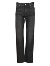Ermenegildo Zegna Vintage Comfort Cotton Denim Jeans Grey In Black