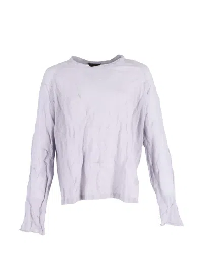 Pre-owned Ermenegildo Zegna Vintage Cotton Sweatshirt In Purple