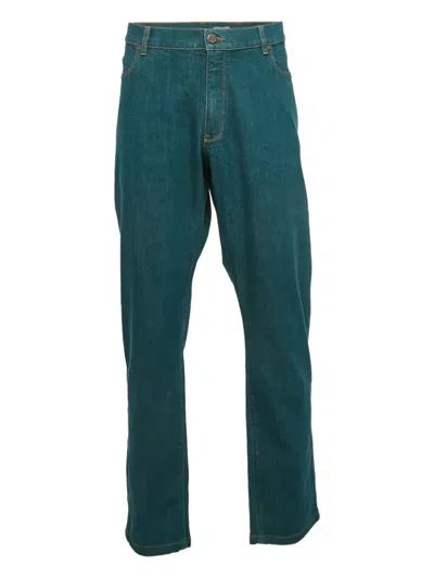 Pre-owned Ermenegildo Zegna Vintage Five-pocket Denim Jeans In Blue