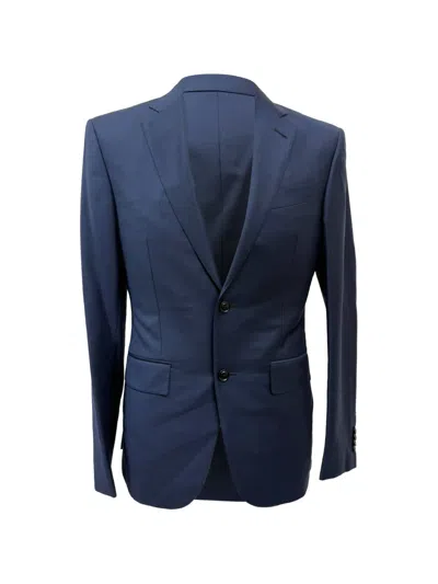 Pre-owned Ermenegildo Zegna Vintage Plaid Blazer Trousers Set In Blue