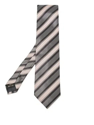 Pre-owned Ermenegildo Zegna Vintage Striped Silk Tie