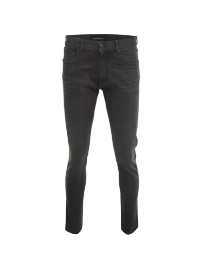 Pre-owned Ermenegildo Zegna Vintage Tapered Jeans In Grey