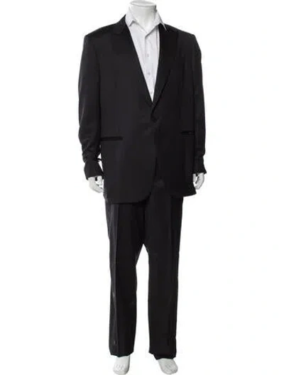 Pre-owned Ermenegildo Zegna Virgin Wool Two-piece Suit In Black