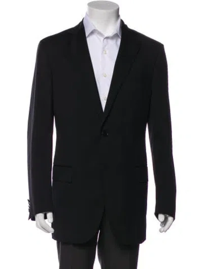 Pre-owned Ermenegildo Zegna Wool Blazer In Black