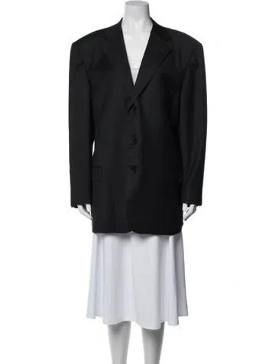 Pre-owned Ermenegildo Zegna Wool Blazer In Black