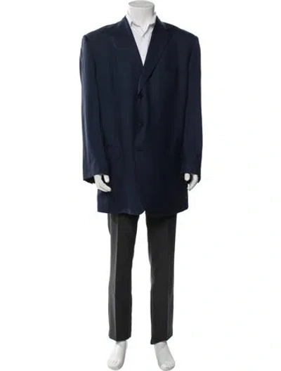 Pre-owned Ermenegildo Zegna Wool Blazer In Blue