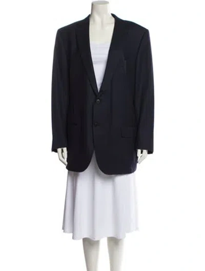 Pre-owned Ermenegildo Zegna Wool Blazer In Blue