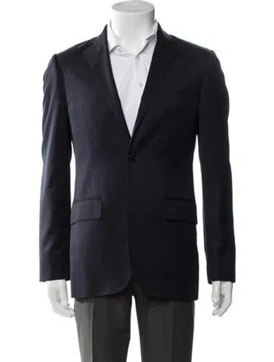 Pre-owned Ermenegildo Zegna Wool Blazer In Blue