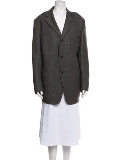 Pre-owned Ermenegildo Zegna Wool Blazer In Gray