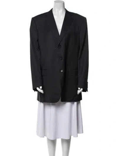 Pre-owned Ermenegildo Zegna Wool Blazer In Gray