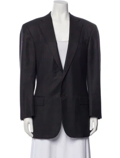 Pre-owned Ermenegildo Zegna Wool Blazer In Gray