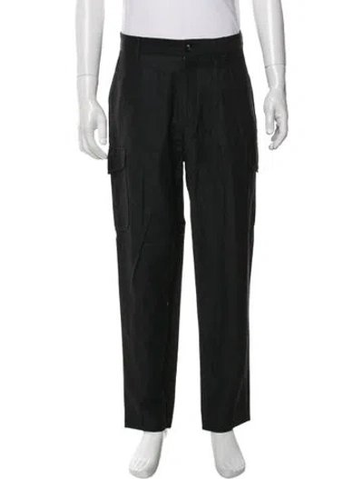 Pre-owned Ermenegildo Zegna Wool Cargo Pants In Black