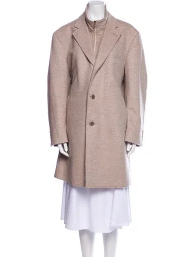 Pre-owned Ermenegildo Zegna Wool Coat In Neutral