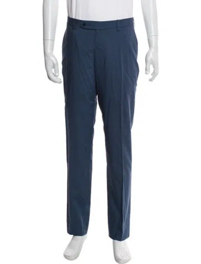 Pre-owned Ermenegildo Zegna Wool Pants In Blue