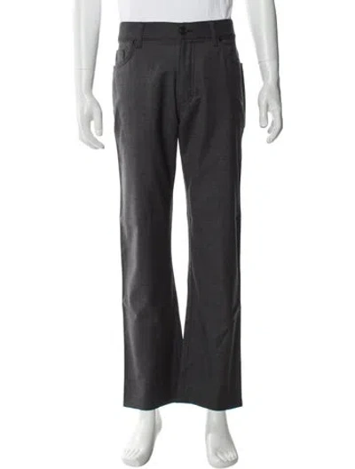 Pre-owned Ermenegildo Zegna Wool Pants In Gray