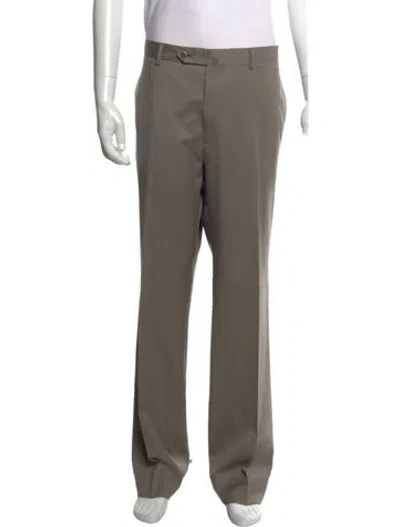 Pre-owned Ermenegildo Zegna Wool Pants In Neutral