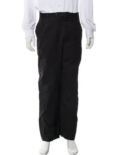Pre-owned Ermenegildo Zegna Wool Striped Two-piece Suit In Black