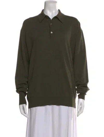 Pre-owned Ermenegildo Zegna Wool Sweater In Green