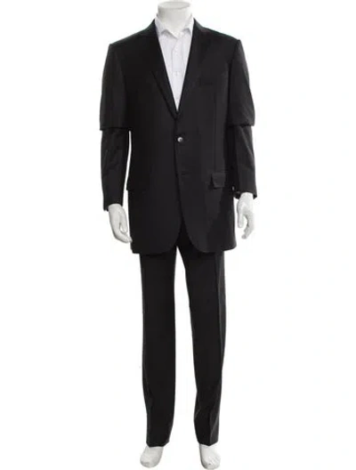 Pre-owned Ermenegildo Zegna Wool Two-piece Suit In Black