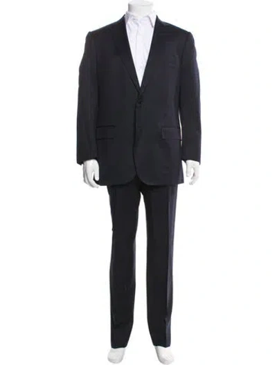 Pre-owned Ermenegildo Zegna Wool Two-piece Suit In Black