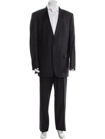 Pre-owned Ermenegildo Zegna Wool Two-piece Suit In Black