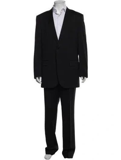 Pre-owned Ermenegildo Zegna Wool Two-piece Suit In Black
