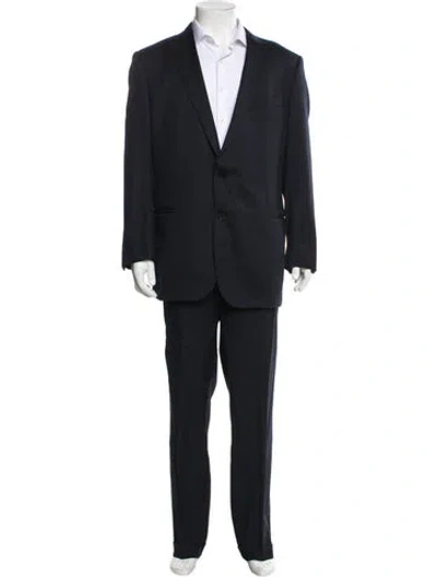 Pre-owned Ermenegildo Zegna Wool Two-piece Suit In Black