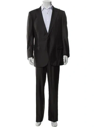 Pre-owned Ermenegildo Zegna Wool Two-piece Suit In Black