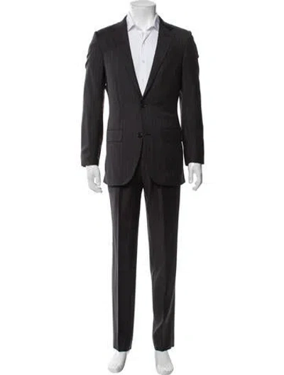Pre-owned Ermenegildo Zegna Wool Two-piece Suit In Black