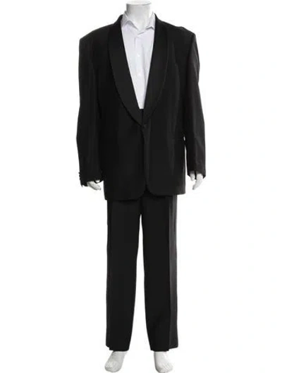 Pre-owned Ermenegildo Zegna Wool Two-piece Suit In Black