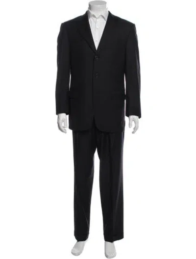 Pre-owned Ermenegildo Zegna Wool Two-piece Suit In Black
