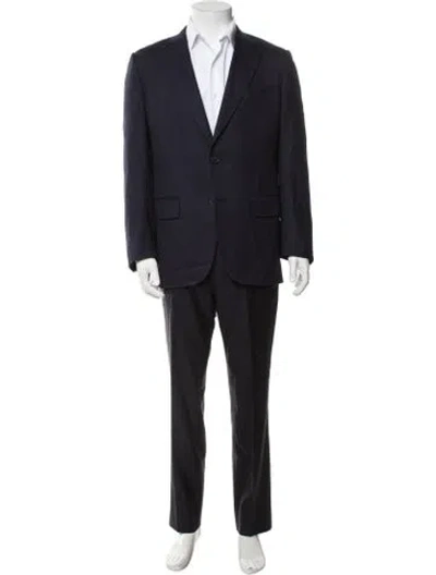 Pre-owned Ermenegildo Zegna Wool Two-piece Suit In Black