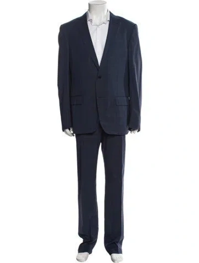 Pre-owned Ermenegildo Zegna Wool Two-piece Suit In Blue