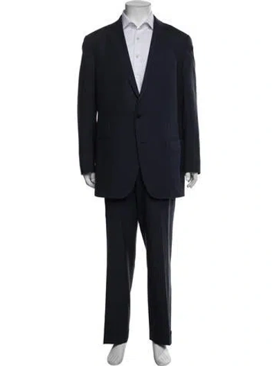 Pre-owned Ermenegildo Zegna Wool Two-piece Suit In Blue