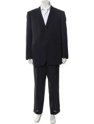 Pre-owned Ermenegildo Zegna Wool Two-piece Suit In Blue