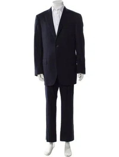 Pre-owned Ermenegildo Zegna Wool Two-piece Suit In Blue