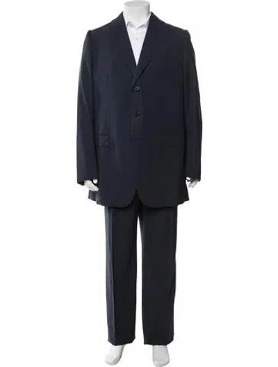 Pre-owned Ermenegildo Zegna Wool Two-piece Suit In Blue