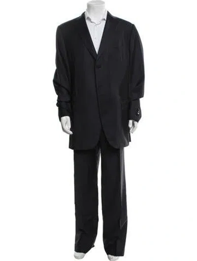 Pre-owned Ermenegildo Zegna Wool Two-piece Suit In Blue