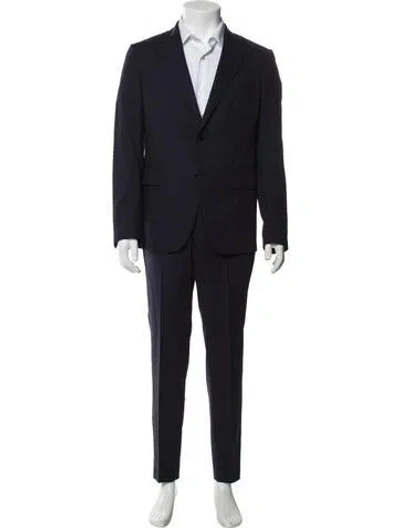 Pre-owned Ermenegildo Zegna Wool Two-piece Suit In Blue