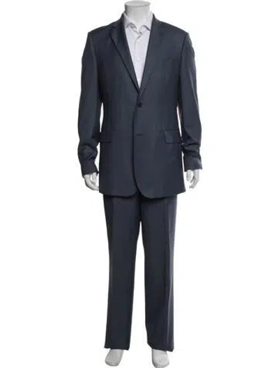 Pre-owned Ermenegildo Zegna Wool Two-piece Suit In Blue