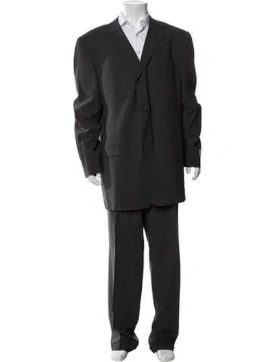 Pre-owned Ermenegildo Zegna Wool Two-piece Suit In Gray